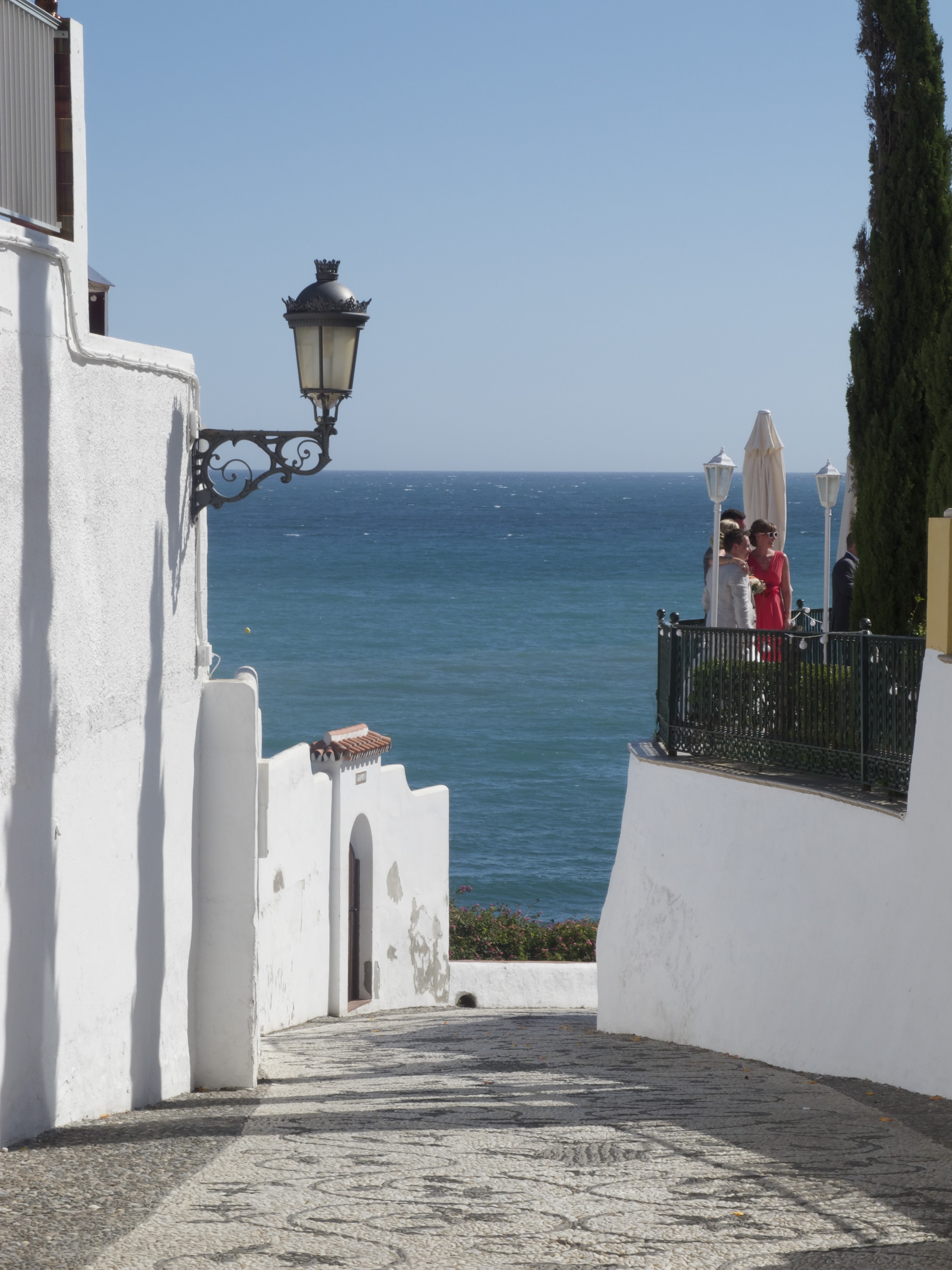 Panoramic view of Nerja and Axarquía landscape
