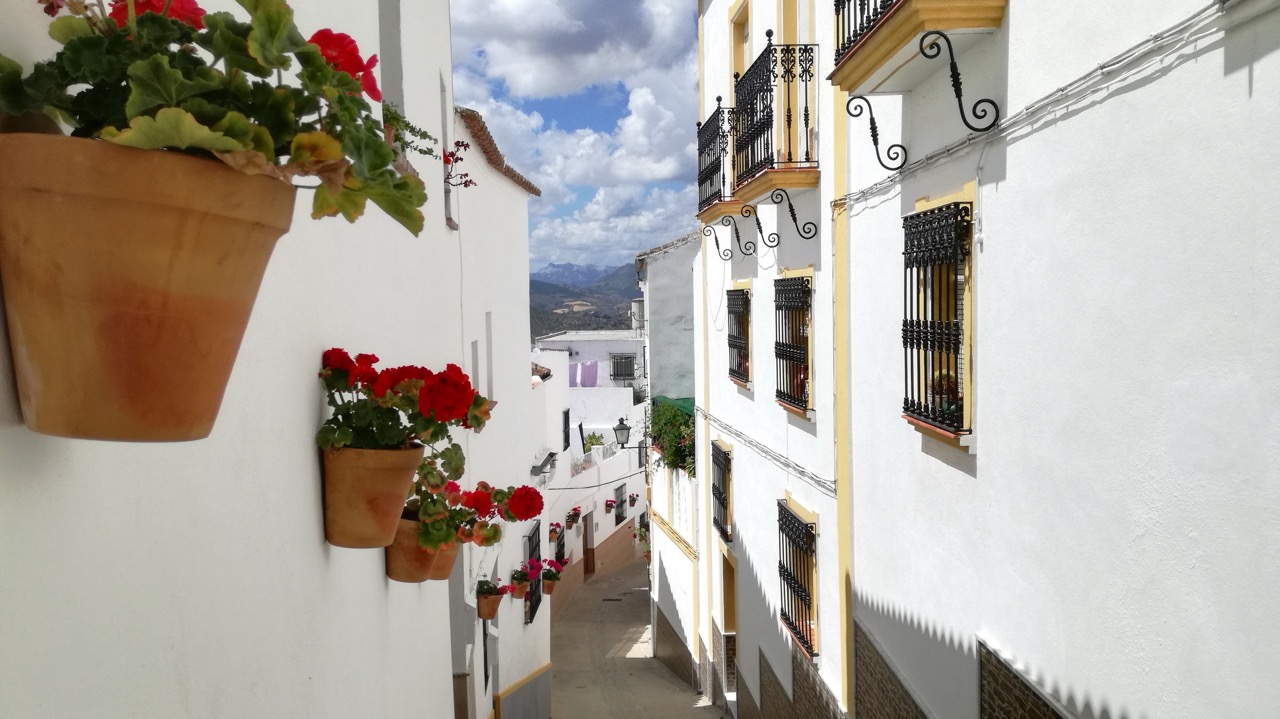 Panoramic view of Nerja and Axarquía landscape